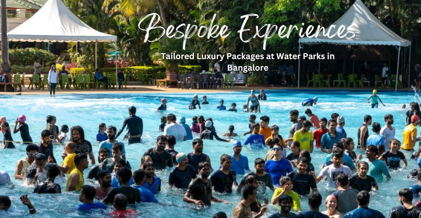 Guests enjoying tailored luxury packages at a premium water park in Bangalore