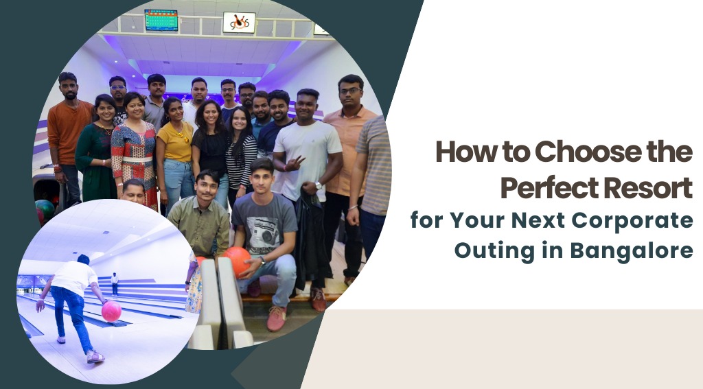 Corporate team enjoying activities at the perfect resort in Bangalore