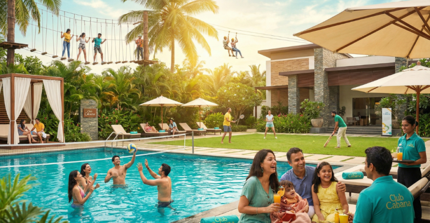 People enjoying all-inclusive day outing packages in Bangalore for stress relief